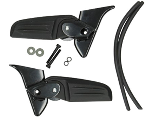 Duo Voetsteun Set Mat Zwart Vespa Primavera/Sprint