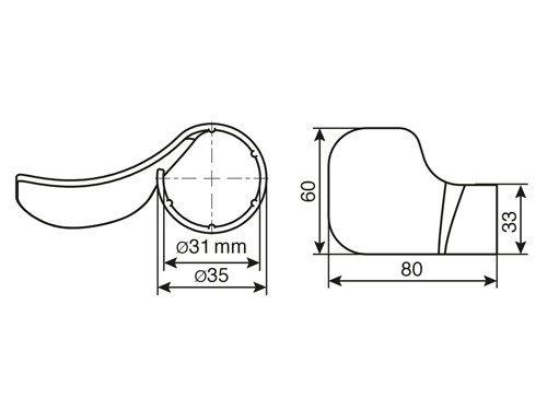 Lampa Gashendel Hulp Zwart