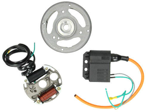 Ontsteking + Vliegwiel + Bobine Electrisch Puch Maxi