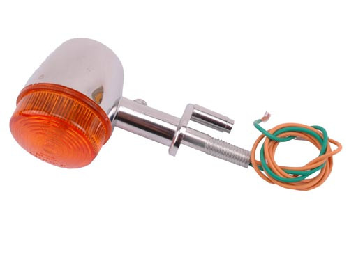 Knipperlicht Chroom/Oranje Links Achter China Retro