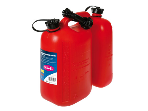 Lampa Jerrycan Duo 5.5 & 3 Liter Met Vultuit Rood 