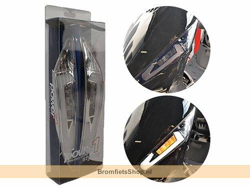 Power One Knipperlicht Set Voor + Dagrijverlichting Led Piaggio Zip 2000