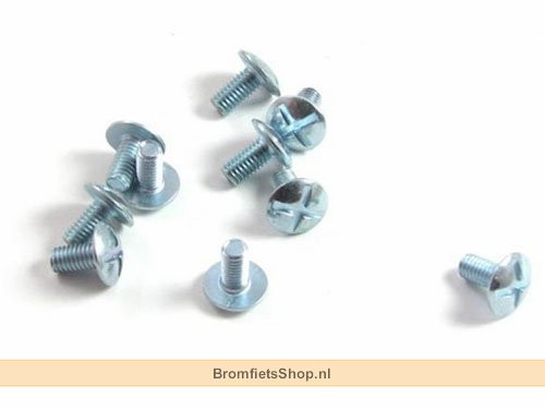 Metaalschroef Platbek Verzonken M6x12