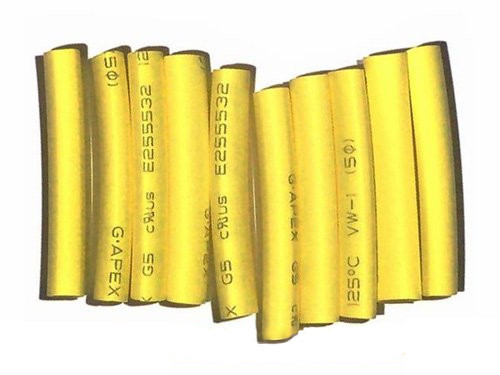 Krimpkous 2.0x40mm Geel 10 Stuks
