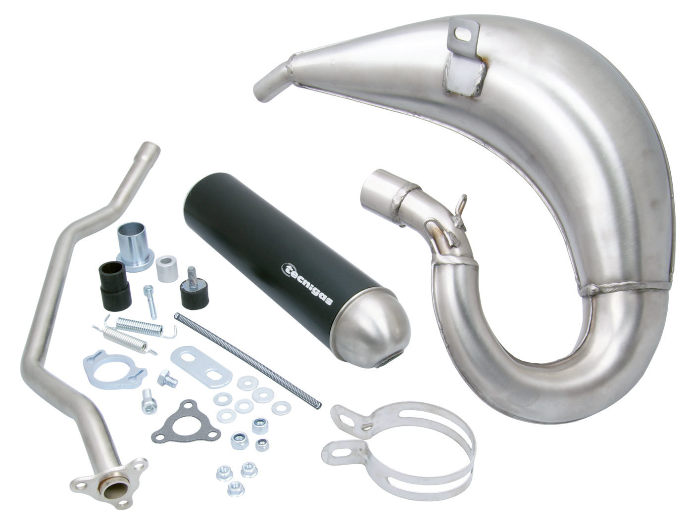 Tecnigas E-Nox Steel Uitlaat Derbi Senda 1997-1999