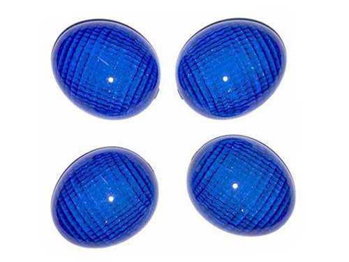 Glas Set Knipperlicht Blauw Peugeot Ludix