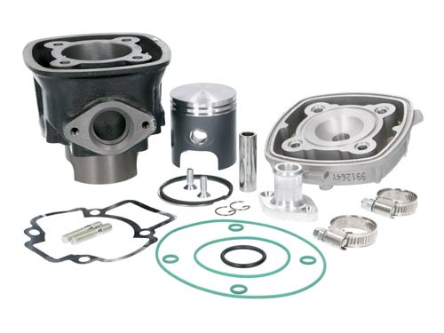 Top Performance Black Trophy Cilinder Kit 48mm LC Piaggio 2T