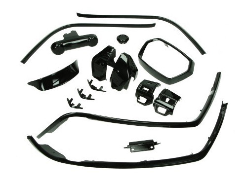 Styling Set 8-Delig Glans Zwart Vespa Sprint