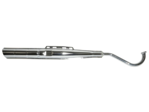 Uitlaat Origineel Model 45km 22mm Chroom Puch Maxi