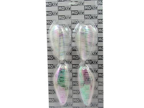 Glas Set Knipperlicht Multi-Color Piaggio NRG Extreme/NRG MC3