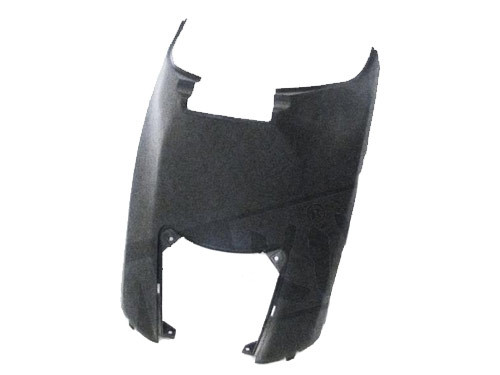 Bodyscherm Zwart China Zip