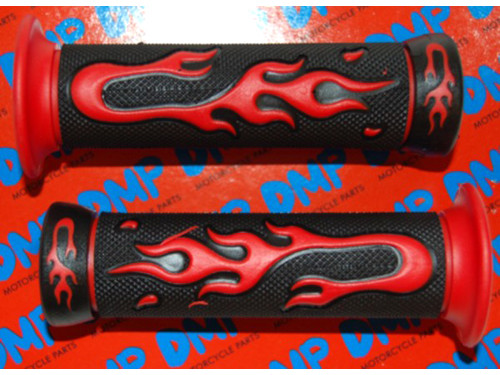 Handvat Set Flame Zwart/Rood Universeel