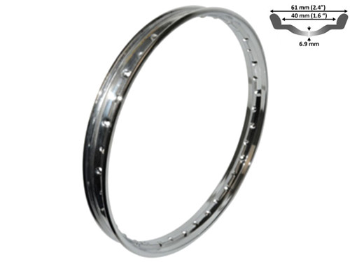 Velg Spaak 1.20x19inch Chroom