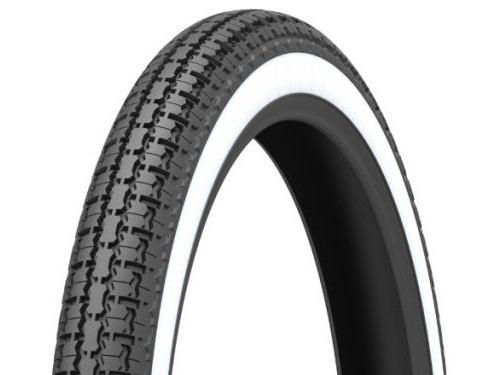 Kenda K252 Buitenband 19-2.50 White Wall TT