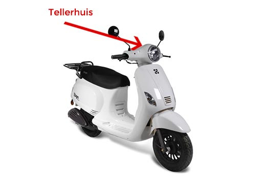 Tellerhuis Rond Wit AGM VX50