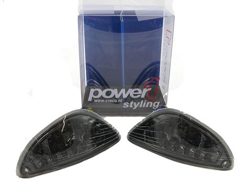 Power One Knipperlicht Set Achter + Dagrijverlichting Led Smoke Vespa LX/LXV/S