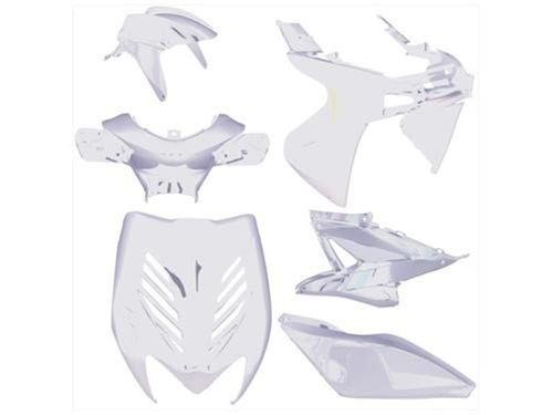 Plaatwerk Set Metallic Wit 6-Delig MBK Nitro / Yamaha Aerox