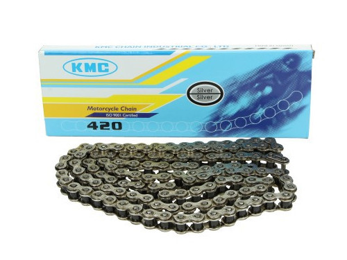 KMC Ketting 420 122L Chroom