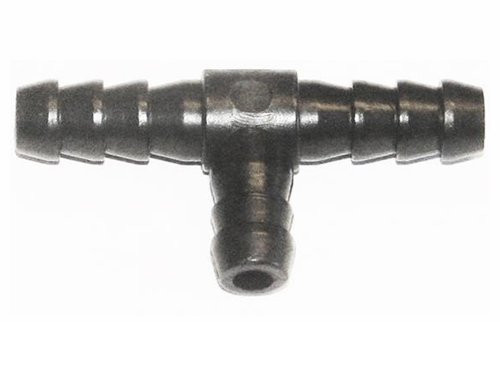 Benzineslang T-Stuk 8mm Zwart