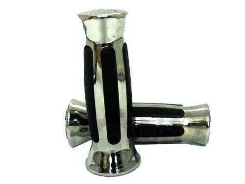 Pro Grip 863 Handvat Set Zwart/Chroom Universeel
