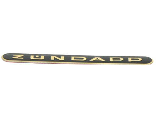 Sticker Woord Zundapp Langwerpig Zwart/Goud