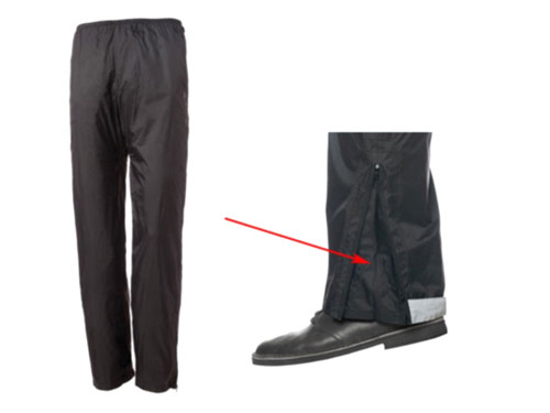 Tucano Nano Regenbroek Zwart XS