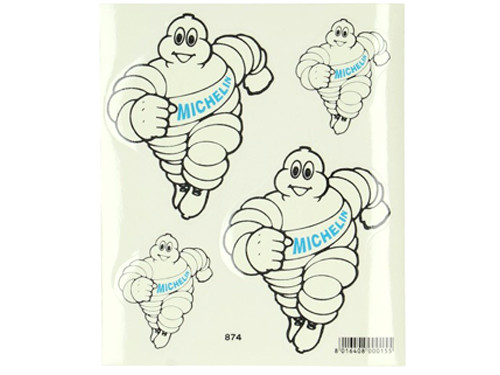 Sticker Set Wit/Blauw Michelin