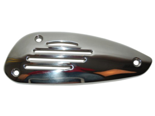 Hitteschild Uitlaat Chroom Piaggio Fly 4T4V/Liberty4T RST/Primavera/S-4T-4V/Sprint / Vespa LX