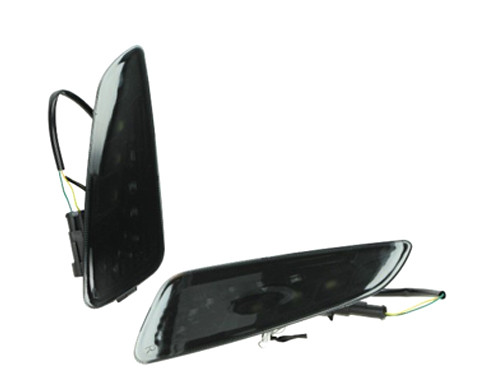 Knipperlicht Set Led + Dagrijverlichting Led Donker Smoke Voor Vespa Primavera/Sprint