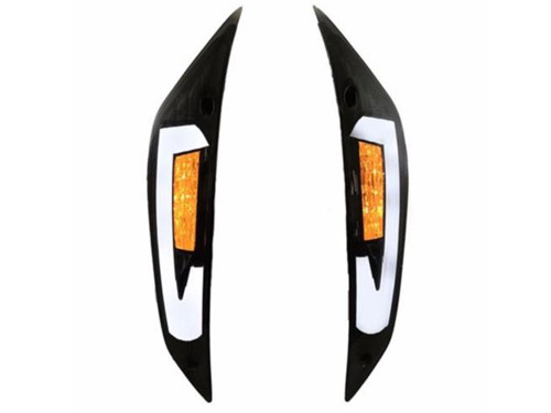 Power One Knipperlicht Set Voor + Dagrijverlichting Led Smoke Piaggio Zip 2000