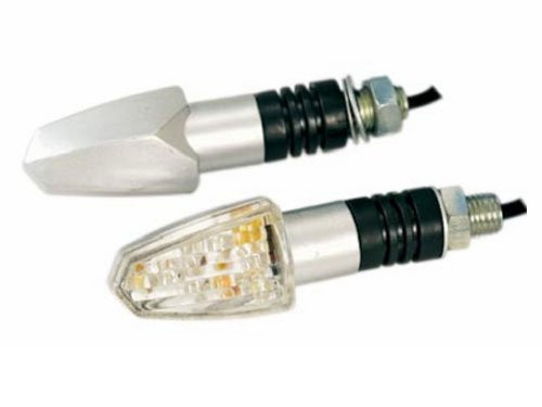 Knipperlicht Set Snake 9 Leds Zilver/Transparant Universeel