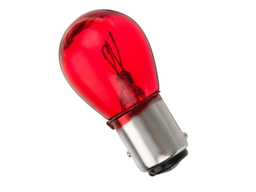 Lamp BAY15D 12V 21/5W Rood