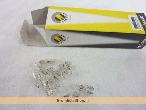 Flosser Lamp Wedge 6.5mm 12V 3W