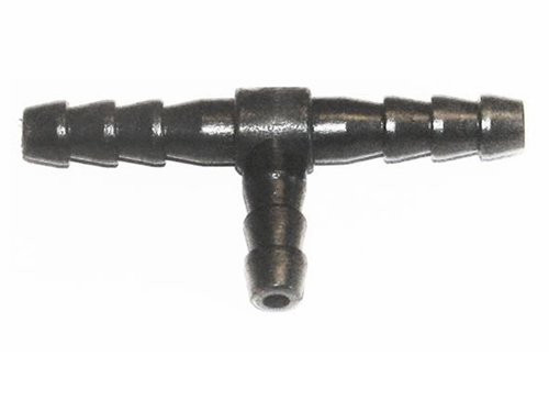 Benzineslang T-Stuk 6mm Zwart