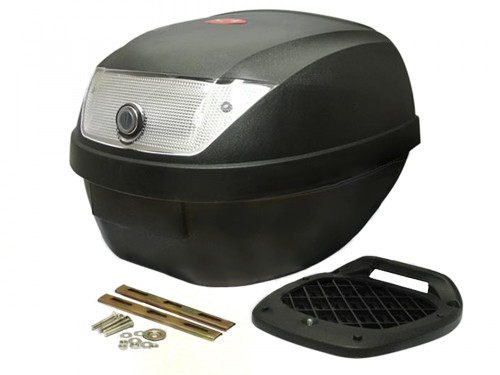 Koffer + Slede Zwart 28Liter Universeel