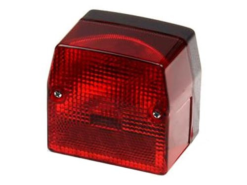 Achterlicht Zwart/Rood Puch Maxi 2-Speed