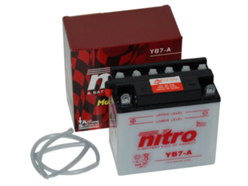 Nitro Accu NB7-A  (YB7-A) + Zuurpakket