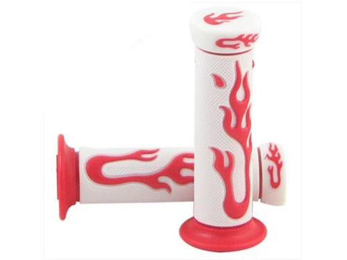 Handvat Set Flame Wit/Rood Universeel