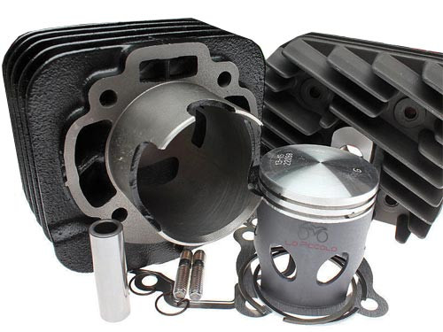 Top Performance Black Trophy Cilinder Kit 48mm AC Piaggio 2T
