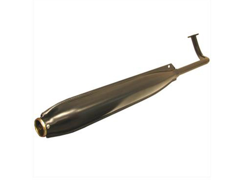  Uitlaat Origineel Model 22mm Zwart Tomos A3