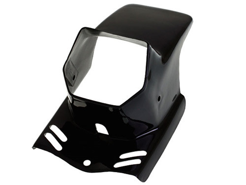 Koplampspoiler Zwart Puch Maxi / Gilera Citta