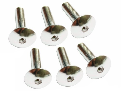 Inbus Bout Bol Set M6x15 6-Delig Zilver