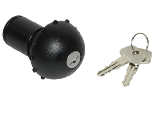 Tankdop + Slot Rond Zwart Puch Maxi