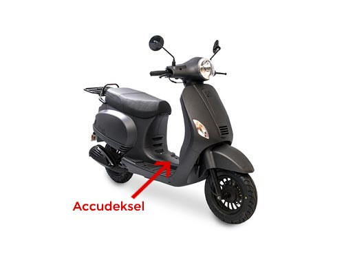 Accudeksel Mat Grijs AGM VX50/VX50S