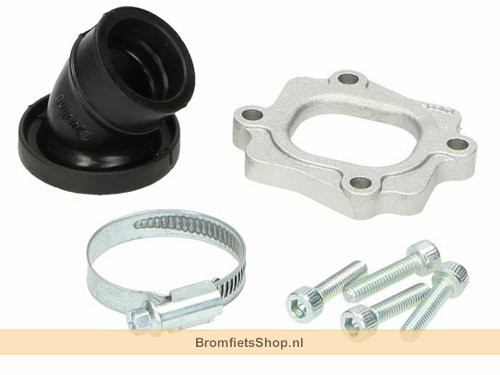 Polini Spruitstuk Draaibaar 19-21-24mm Minarelli Horizontaal Evo