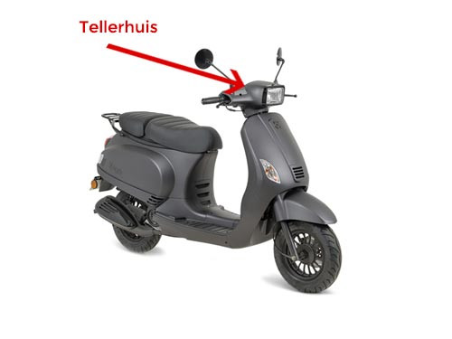 Tellerhuis Vierkant Mat Grijs AGM VX50S