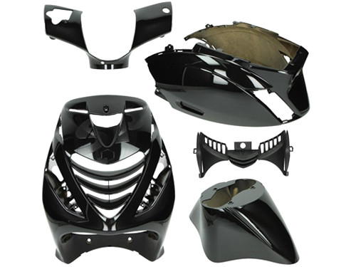 Plaatwerkset 5-Delig Zwart Piaggio Zip2000 Model SP