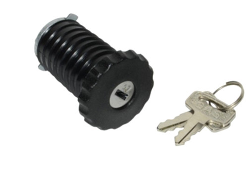 Tankdop + Slot Zwart Puch Maxi