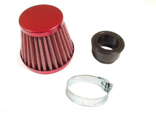 Powerfilter Type K&N 42mm Recht Rood Universeel