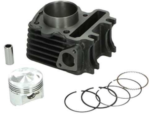 Cilinder Kit 47mm 70cc Gietijzer Piaggio 4T 2V